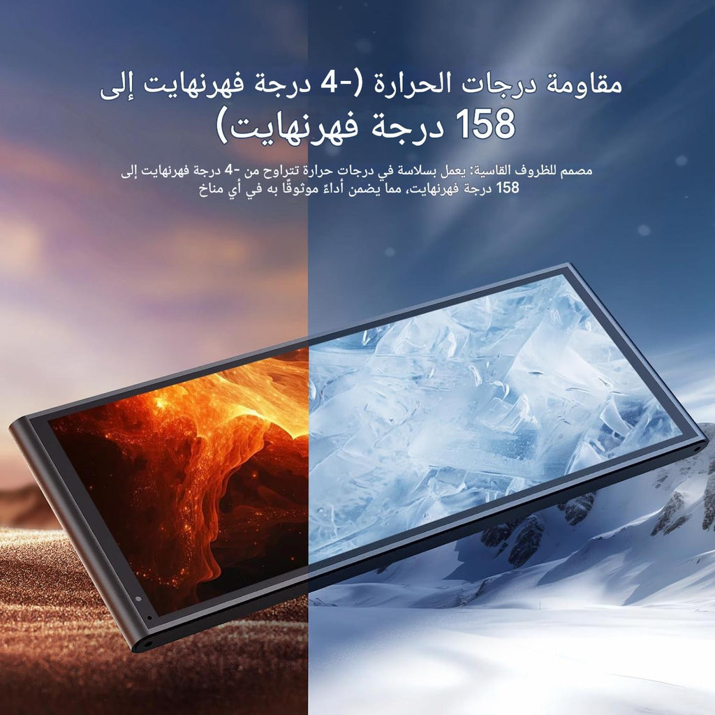 شاشة تشغيل لاسلكية محمولة BUDDIX للسيارة مقاس 10.26 انش